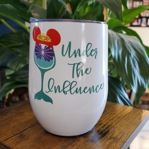 Under The Influence 12 oz Wine Cup Tumbler